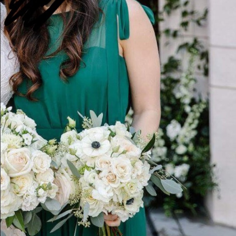Bridesmaids Prom maxi dress green - Picture 2 of 3